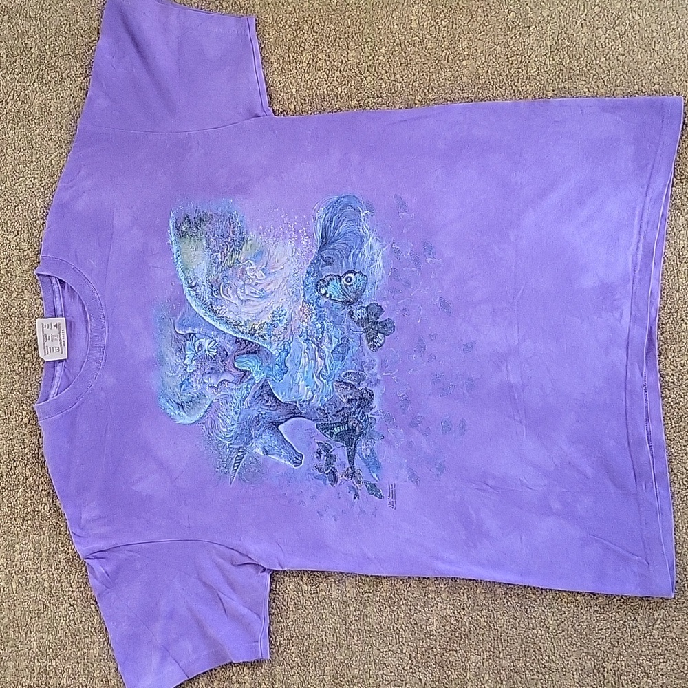 Vintage 2006 Rare The Mountain Josephine Wall Fairy Unicorn T-Shirt Men’s Medium